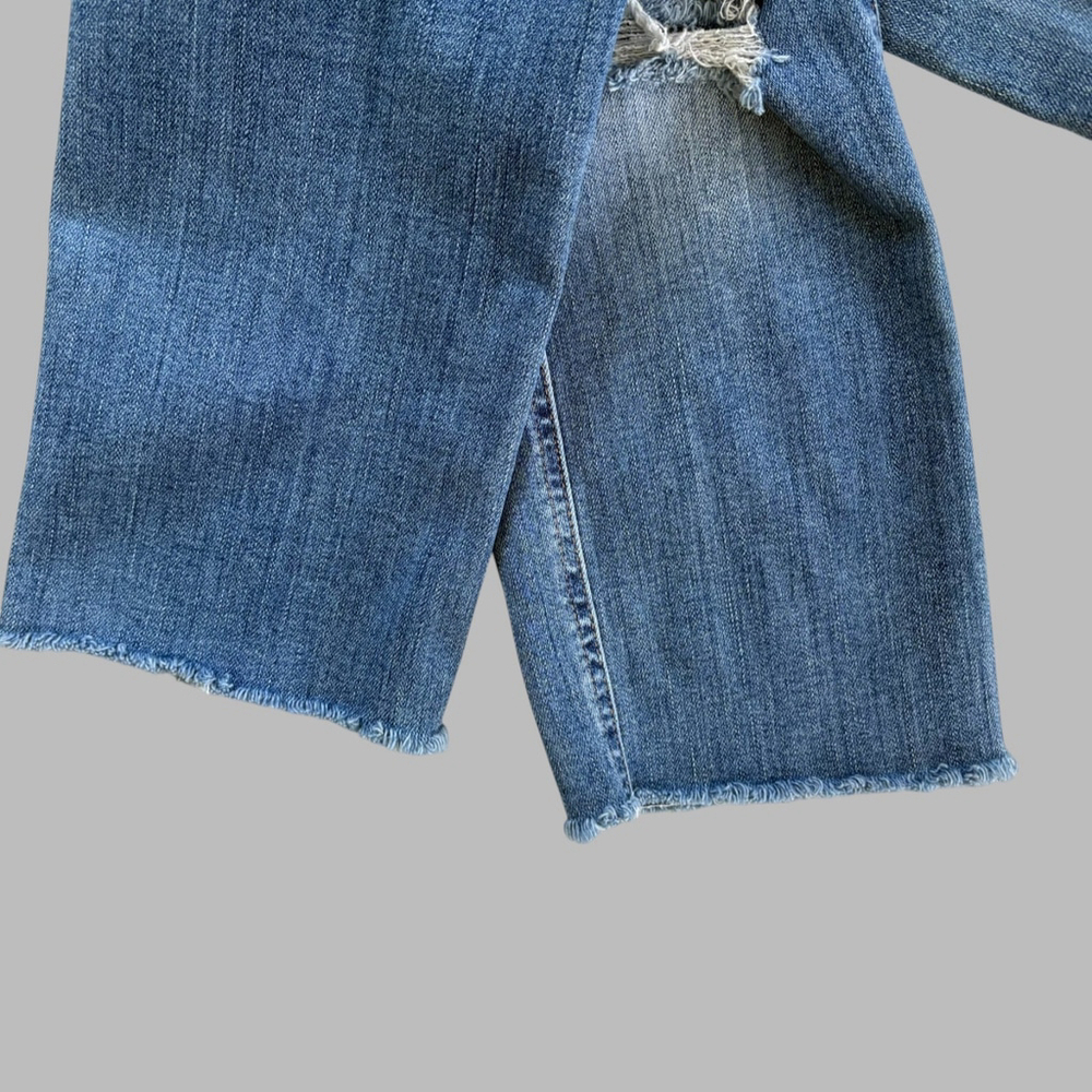 7 For All Mankind Edie Cropped Skinny Jeans Size 26 - Picture 5 of 10